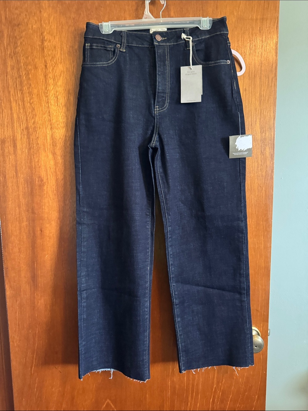 Relaxed Wide-Leg Women's Jeans in Dark Indigo